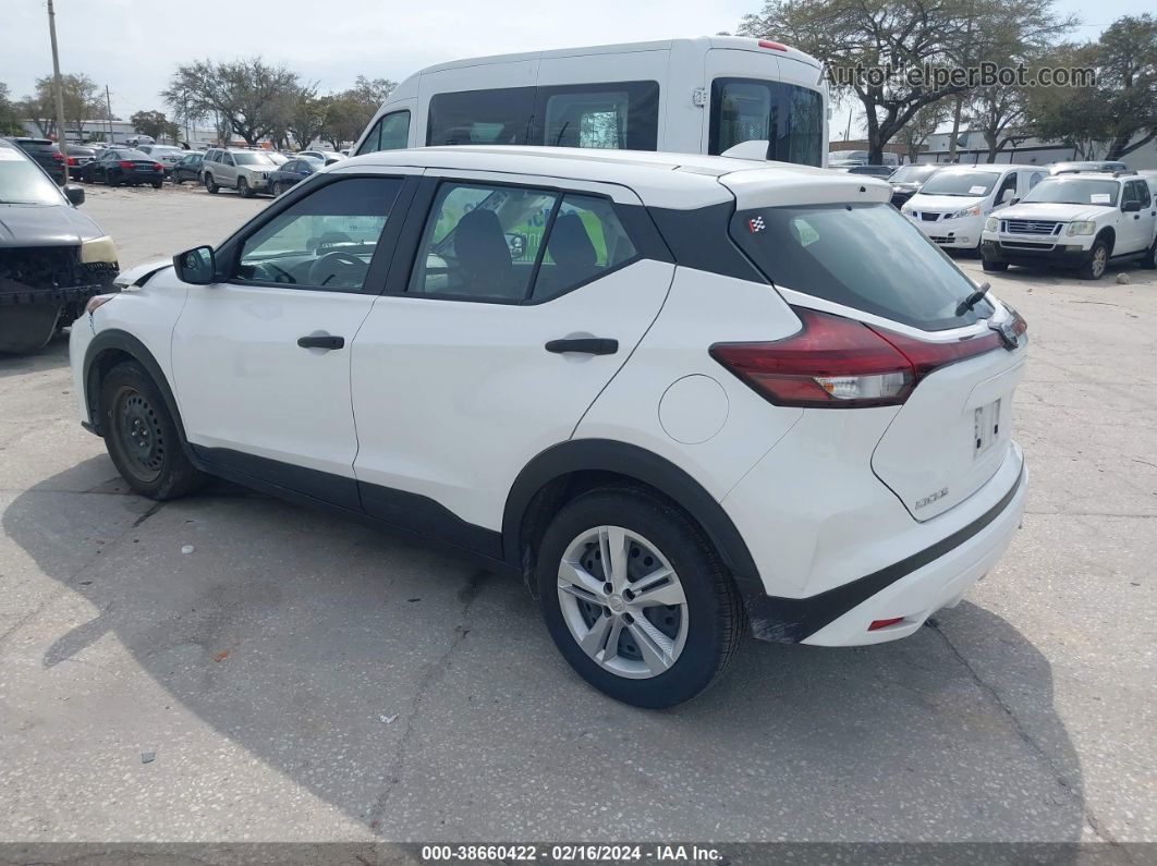 2022 Nissan Kicks S Xtronic Cvt White vin: 3N1CP5BVXNL519018