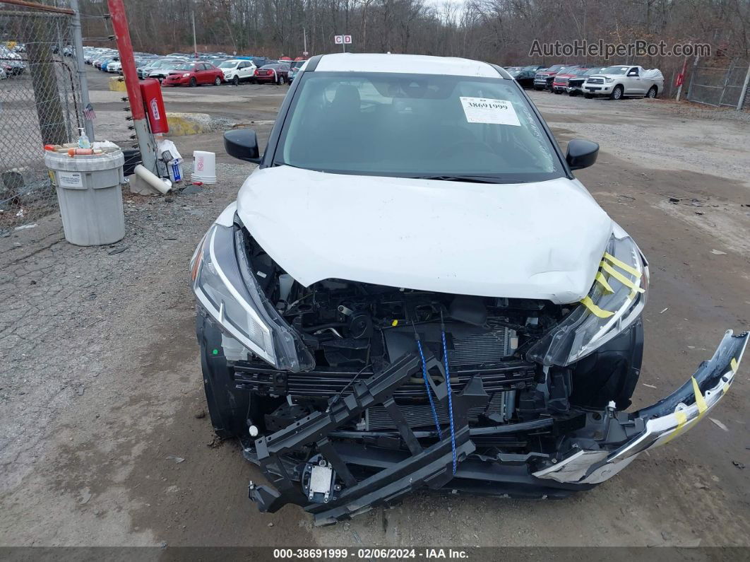 2022 Nissan Kicks S Xtronic Cvt White vin: 3N1CP5BVXNL528964