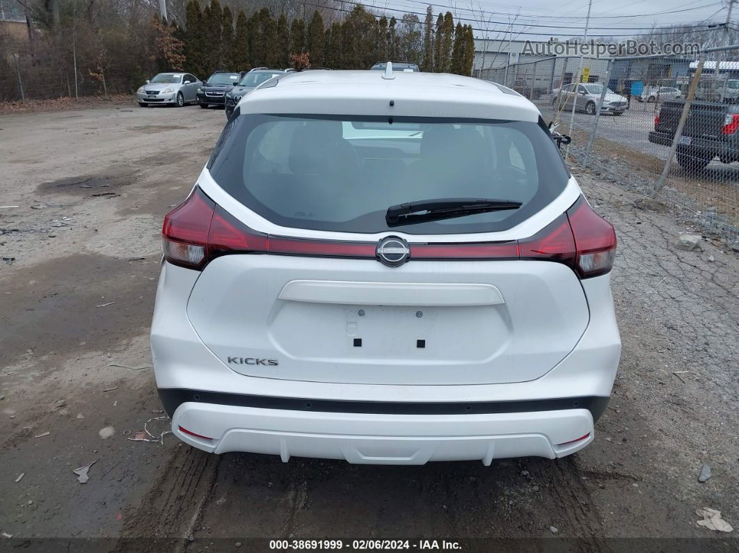 2022 Nissan Kicks S Xtronic Cvt White vin: 3N1CP5BVXNL528964