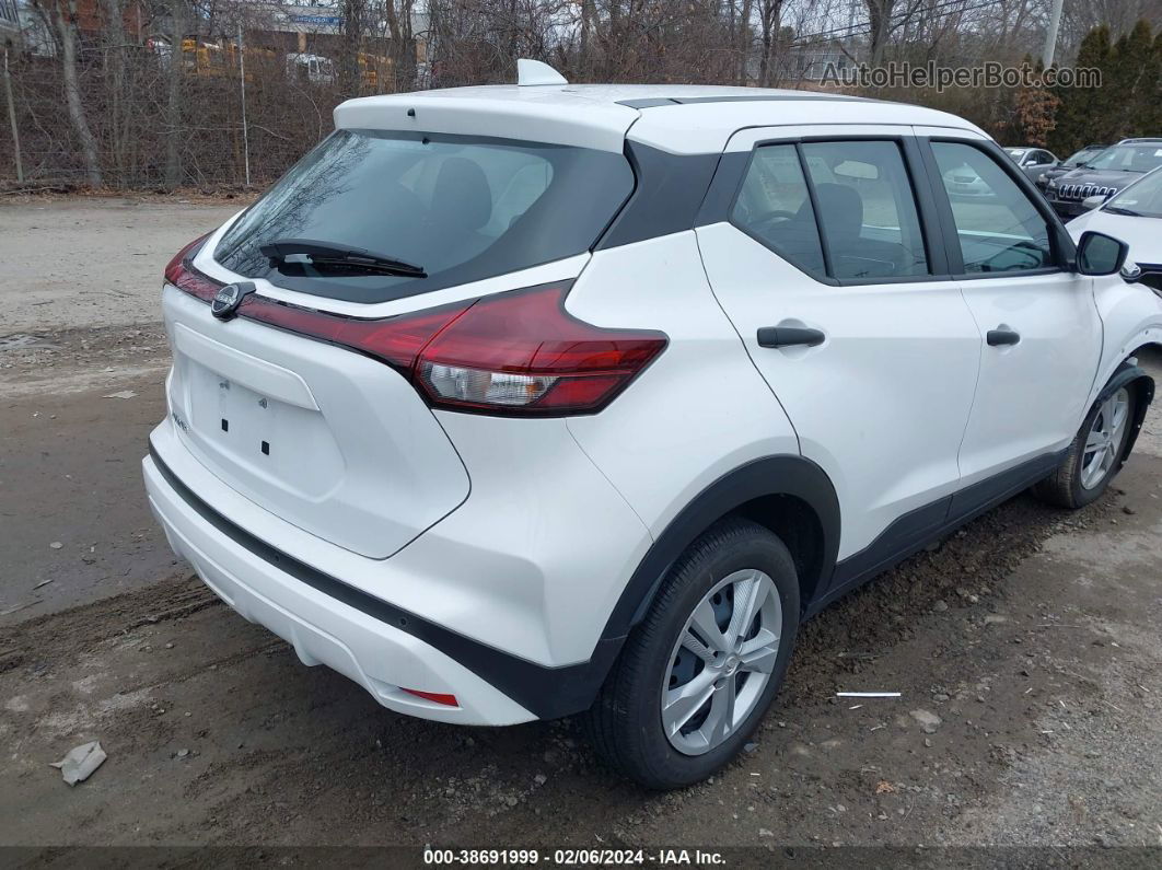 2022 Nissan Kicks S Xtronic Cvt White vin: 3N1CP5BVXNL528964