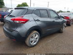 2018 Nissan Kicks S Gray vin: 3N1CP5CU0JL526589