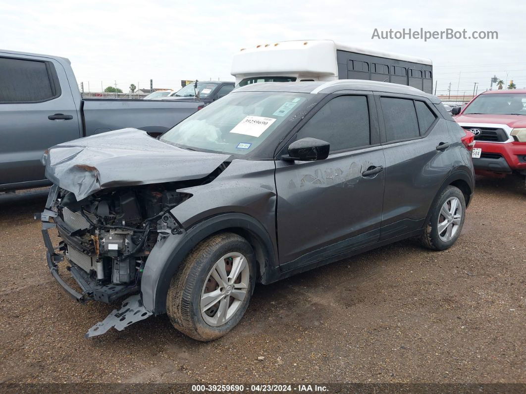 2018 Nissan Kicks S Gray vin: 3N1CP5CU0JL526589