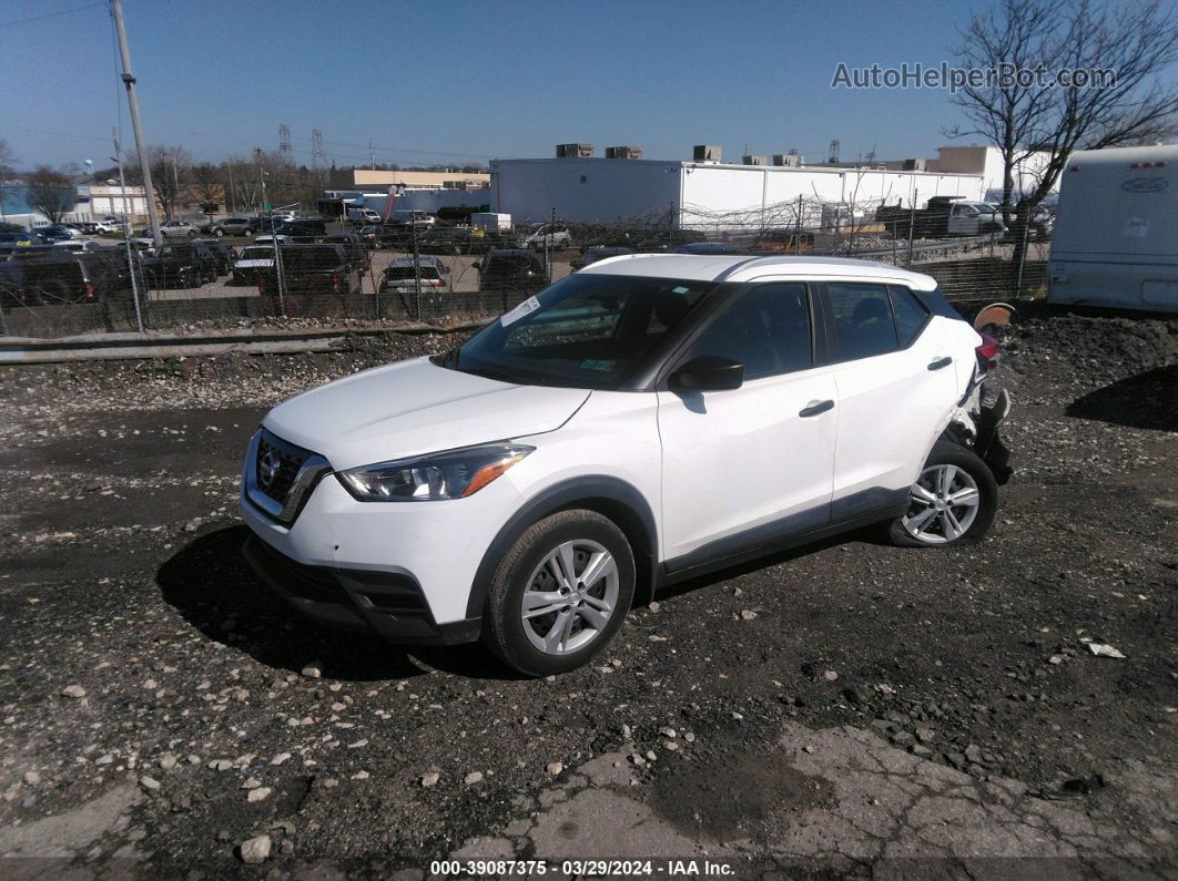 2018 Nissan Kicks S White vin: 3N1CP5CU1JL507307