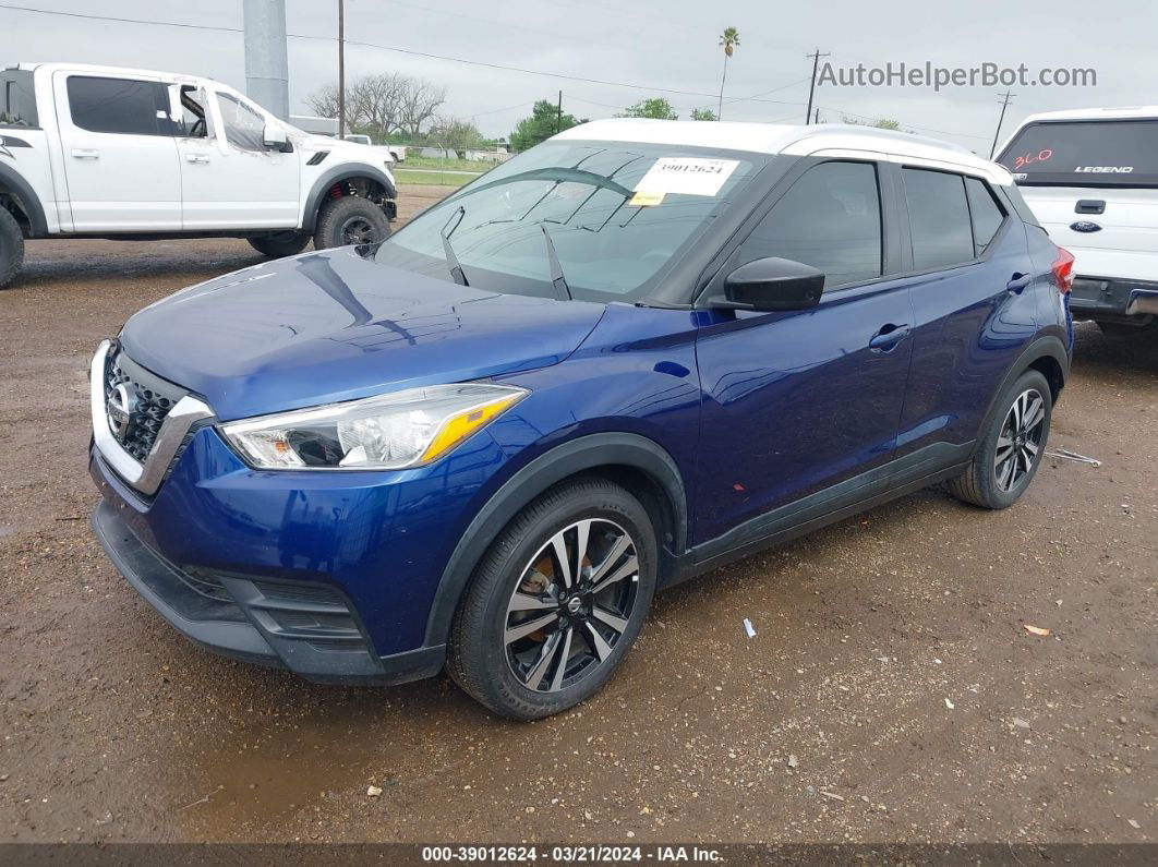 2018 Nissan Kicks Sv Синий vin: 3N1CP5CU3JL529499