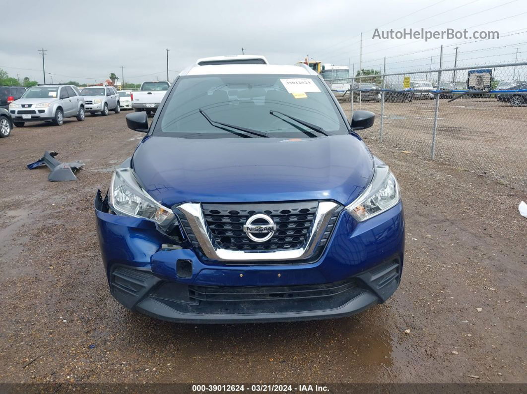 2018 Nissan Kicks Sv Синий vin: 3N1CP5CU3JL529499