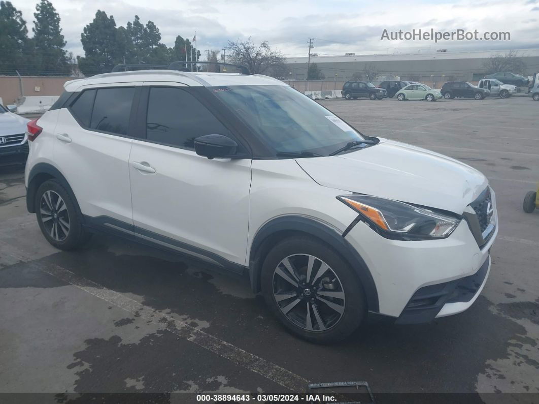 2018 Nissan Kicks Sr White vin: 3N1CP5CU6JL514155