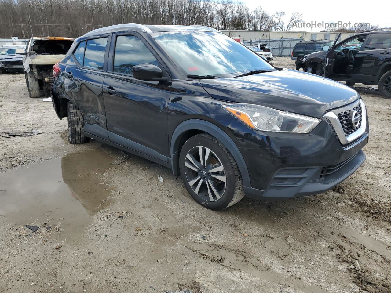 2018 Nissan Kicks S Черный vin: 3N1CP5CU6JL533160