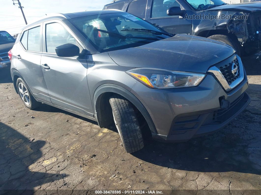 2018 Nissan Kicks S Gray vin: 3N1CP5CU6JL536463