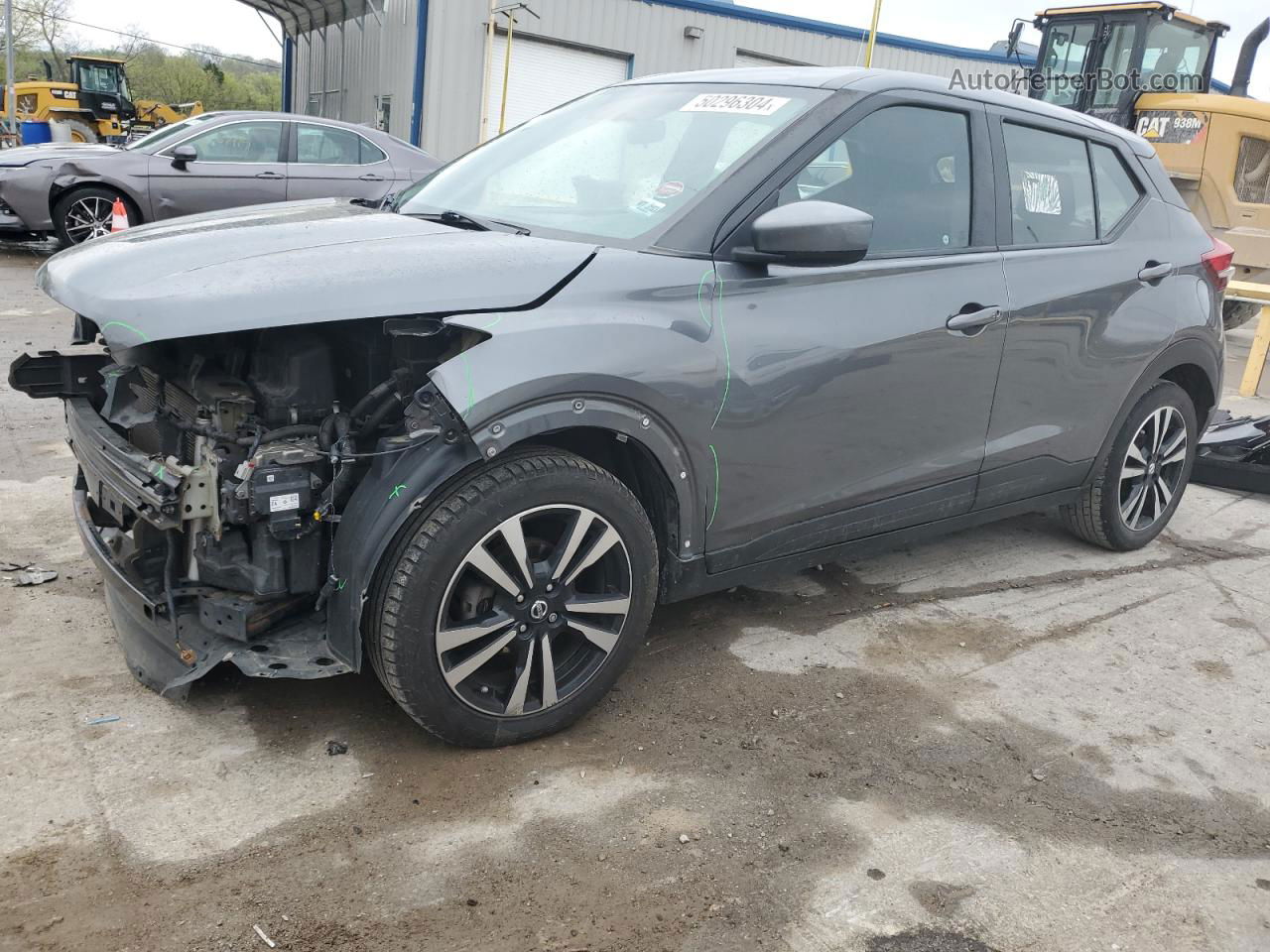 2018 Nissan Kicks S Серый vin: 3N1CP5CU7JL498127