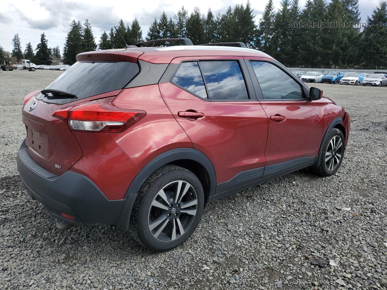 2018 Nissan Kicks S Red vin: 3N1CP5CU7JL510938