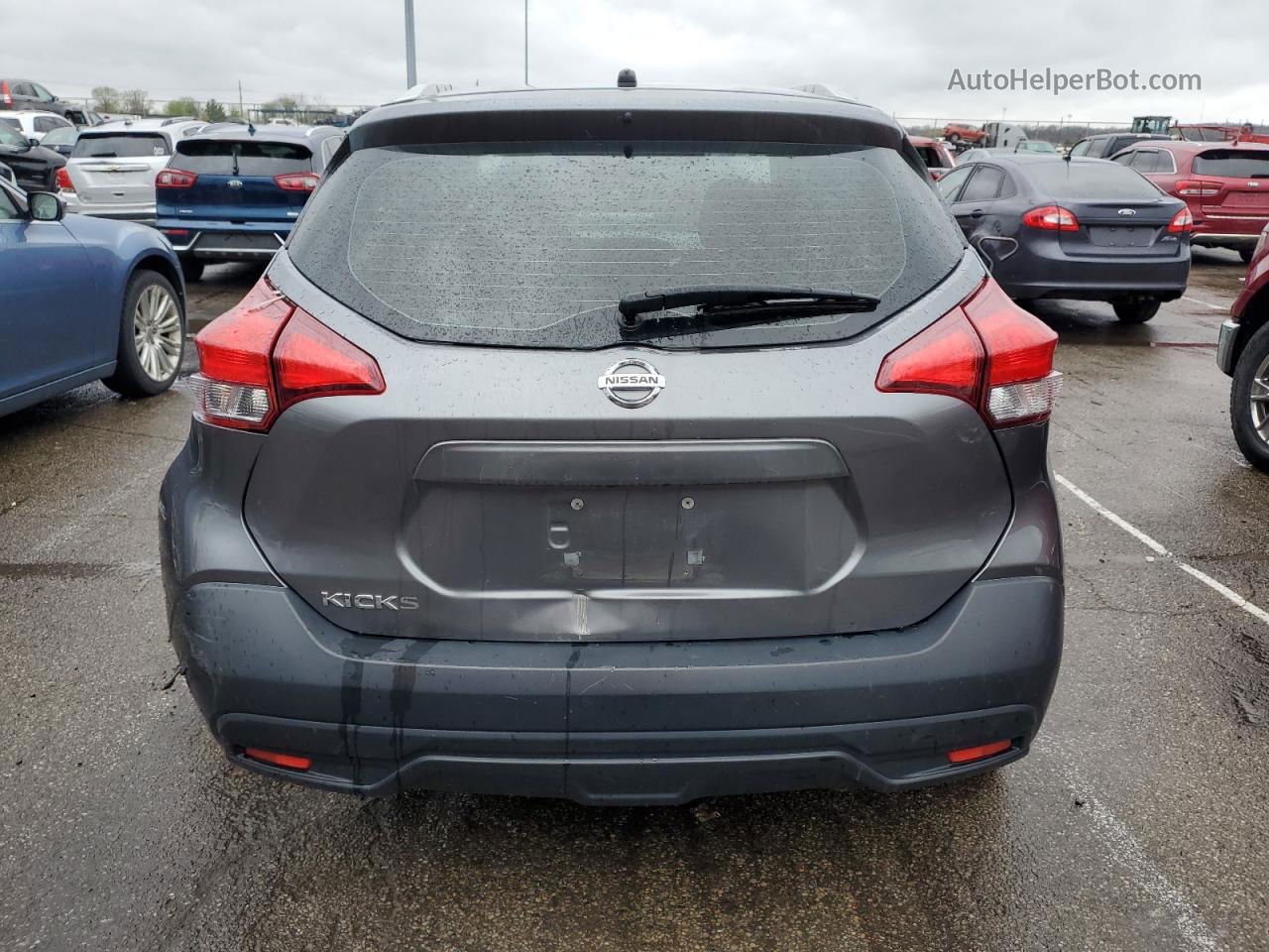 2018 Nissan Kicks S Серый vin: 3N1CP5CU7JL521616