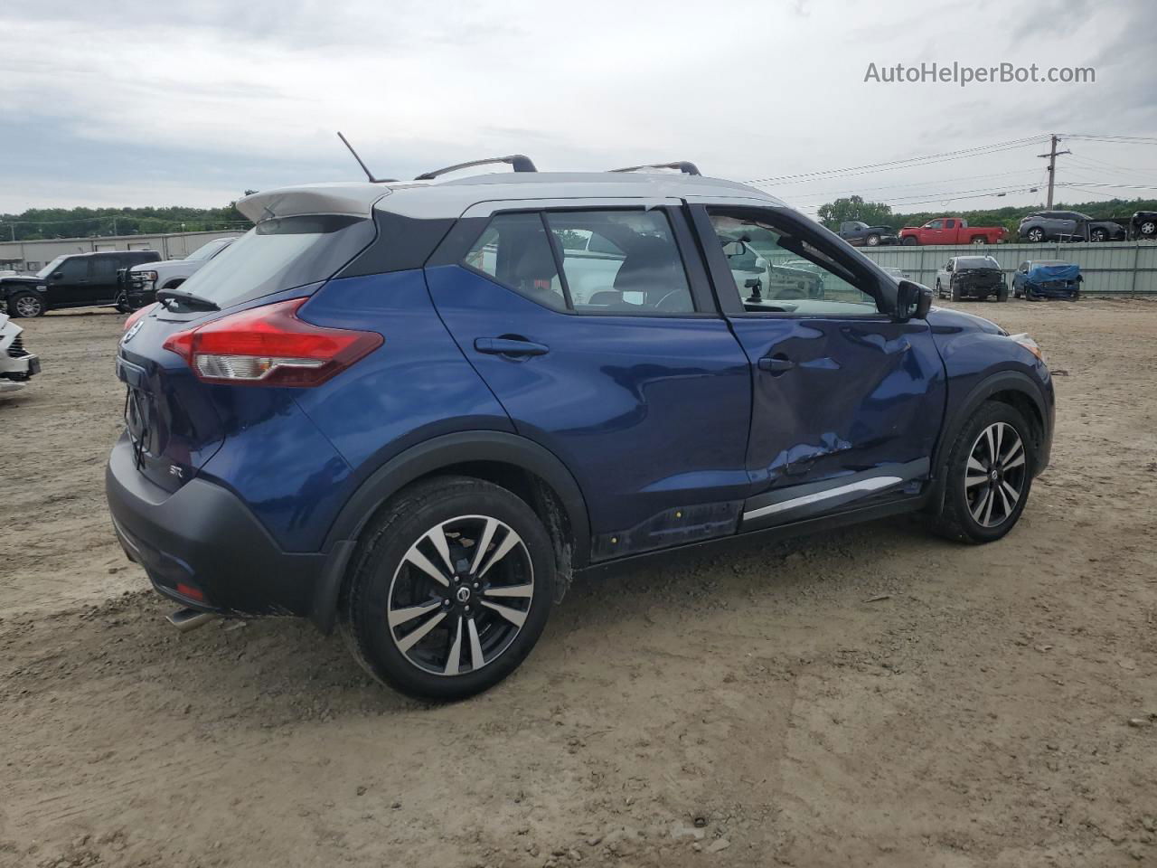 2018 Nissan Kicks S Blue vin: 3N1CP5CU7JL524810