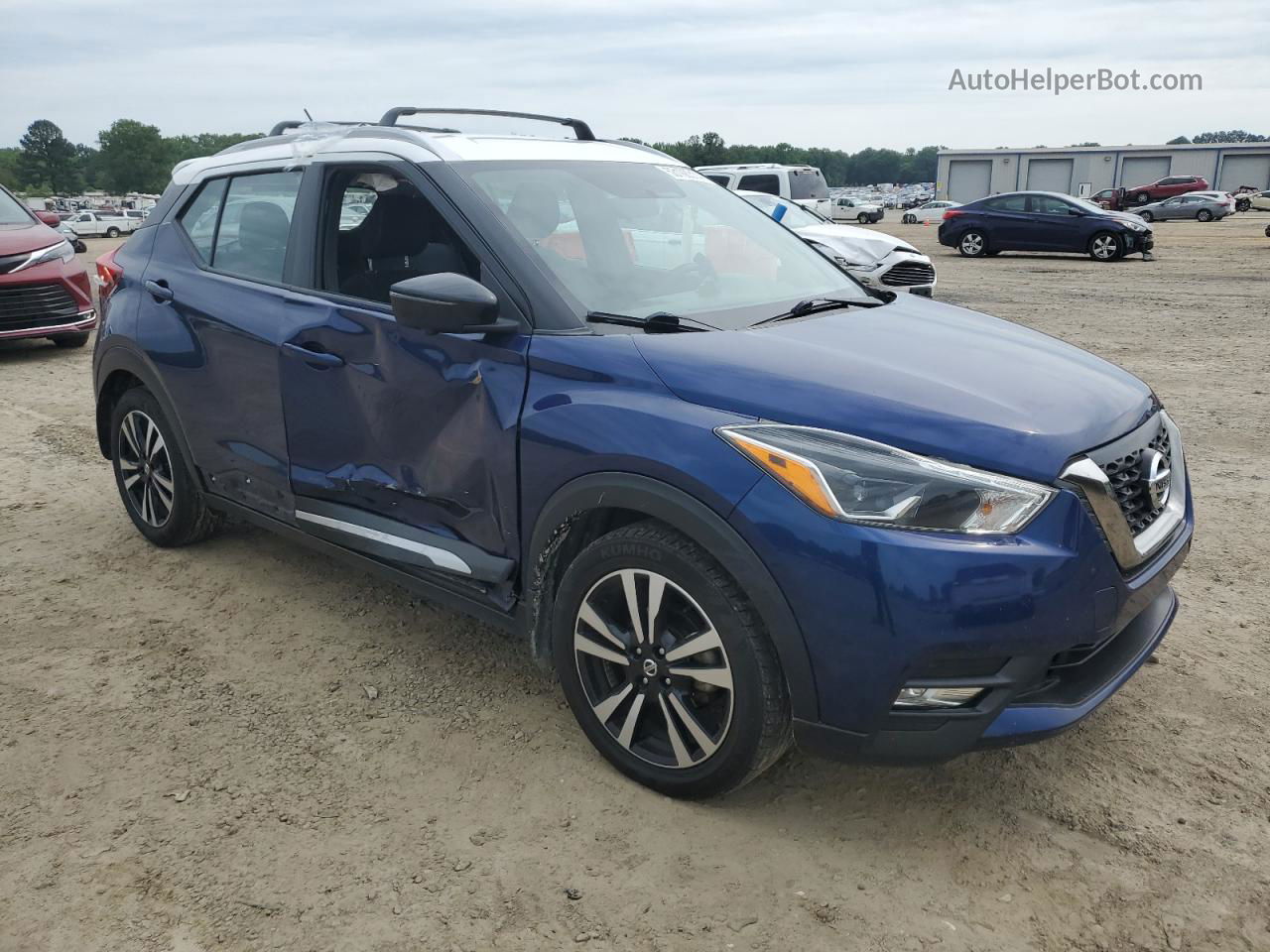 2018 Nissan Kicks S Blue vin: 3N1CP5CU7JL524810