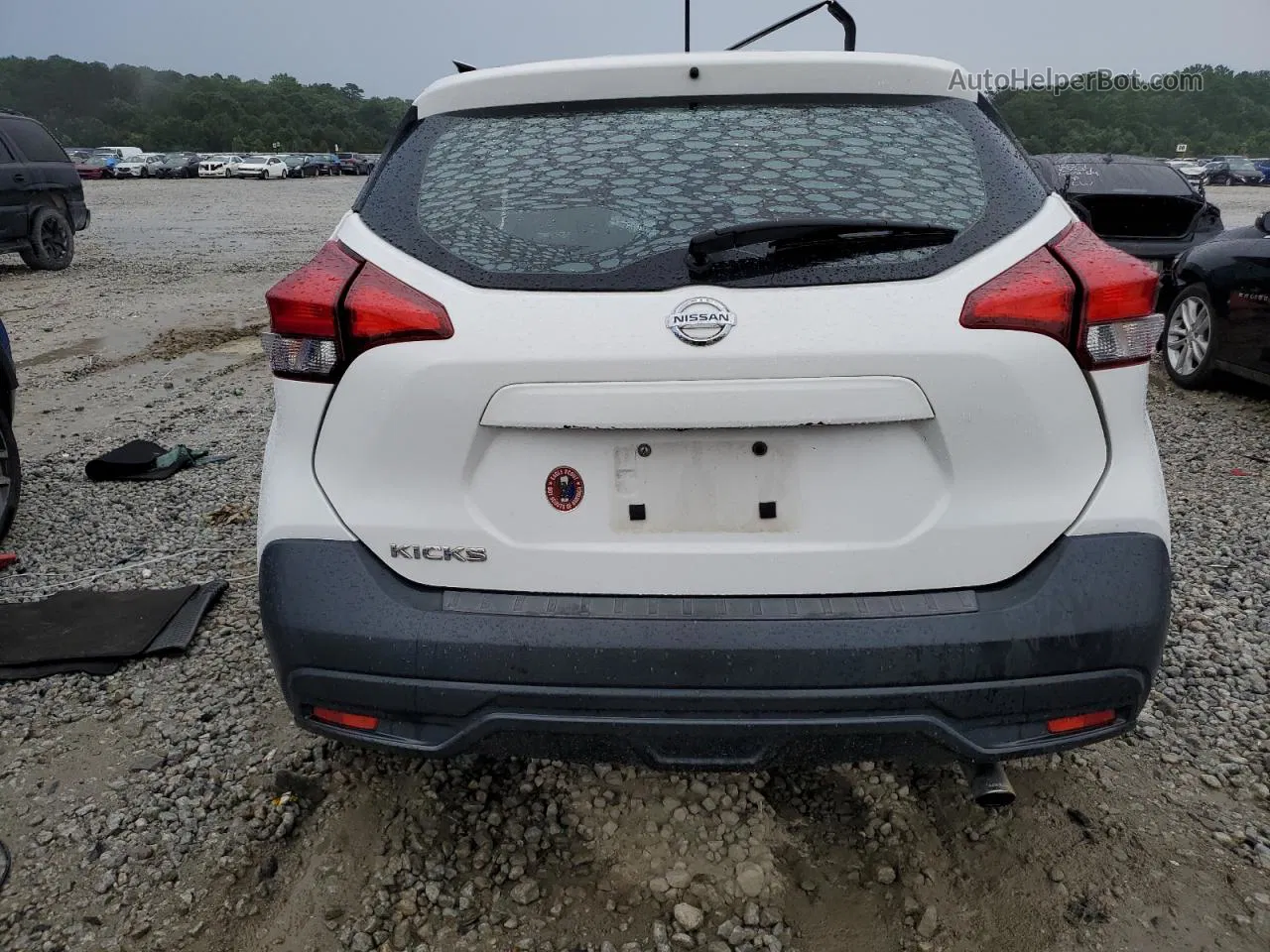 2018 Nissan Kicks S Белый vin: 3N1CP5CU8JL508499