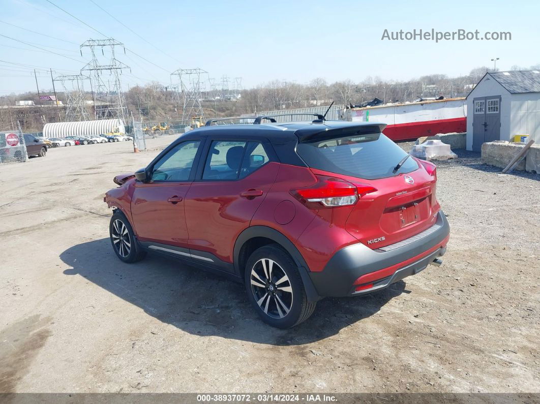 2018 Nissan Kicks Sr Красный vin: 3N1CP5CU8JL509491