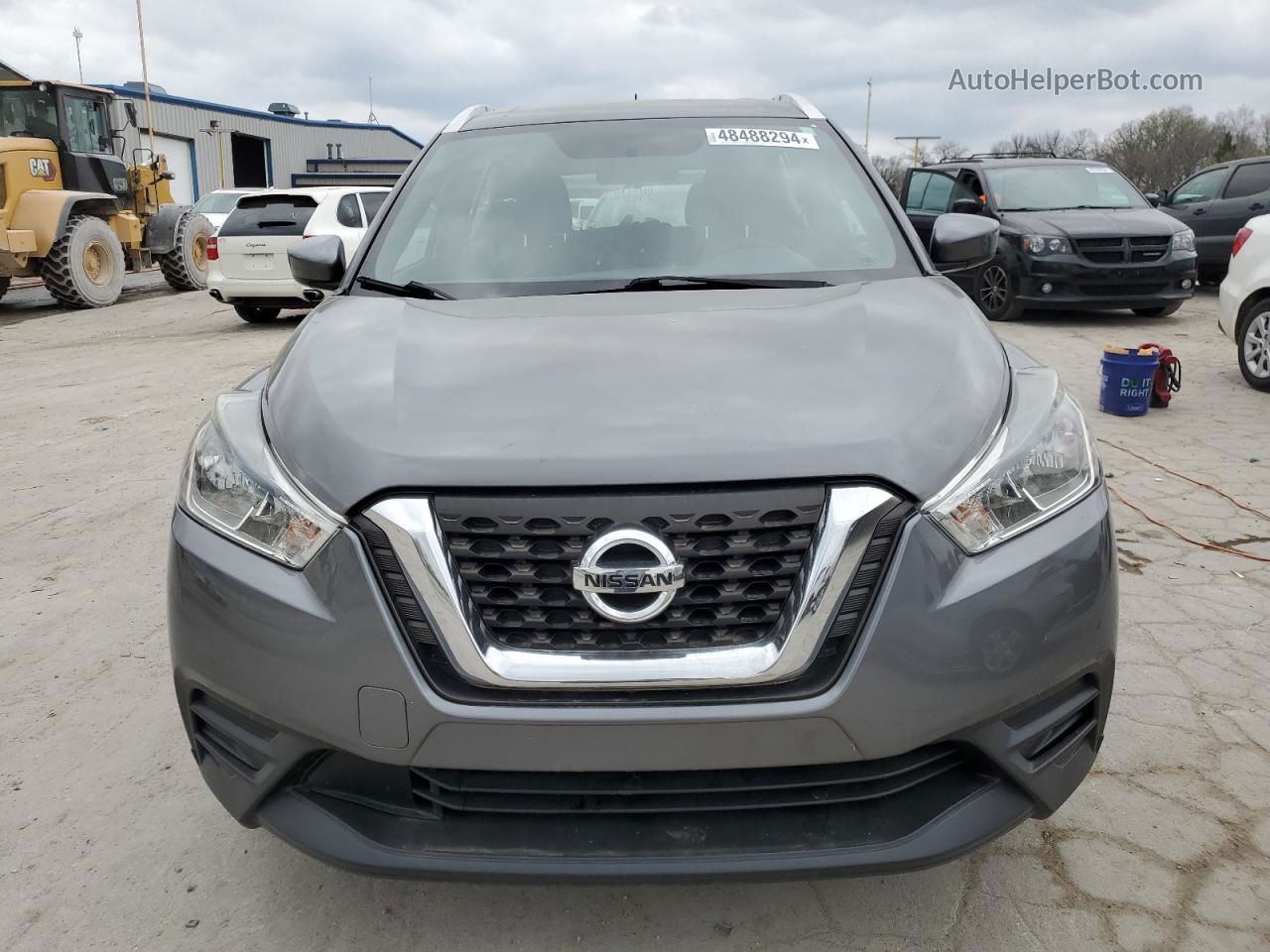 2018 Nissan Kicks S Gray vin: 3N1CP5CUXJL517642