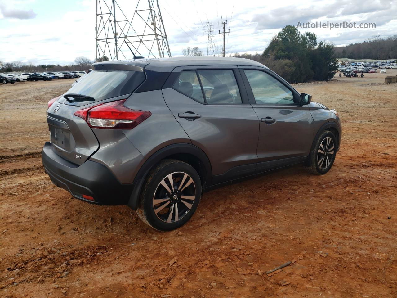 2018 Nissan Kicks S Gray vin: 3N1CP5CUXJL538877