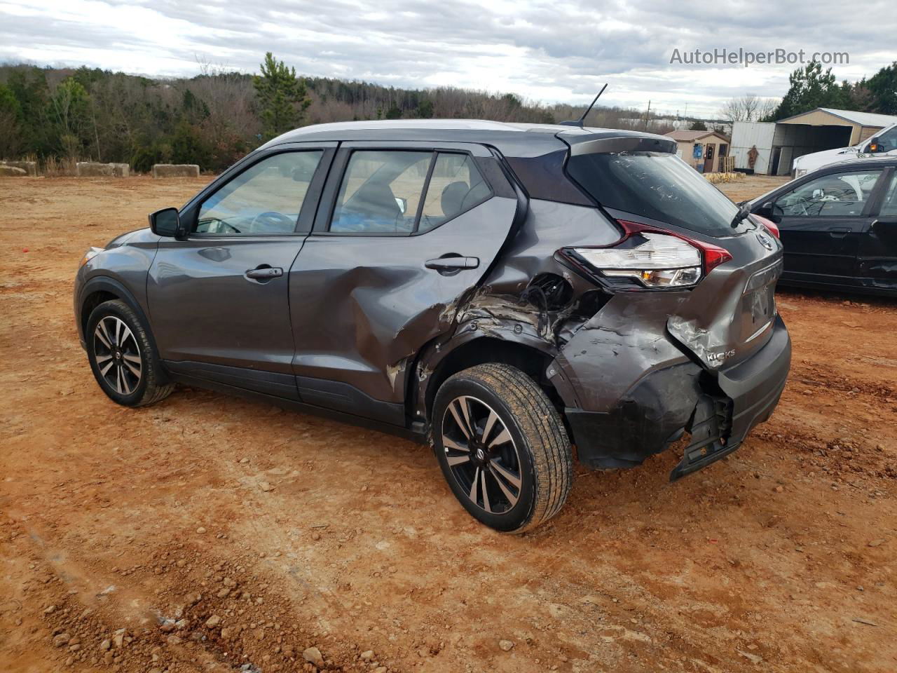 2018 Nissan Kicks S Gray vin: 3N1CP5CUXJL538877