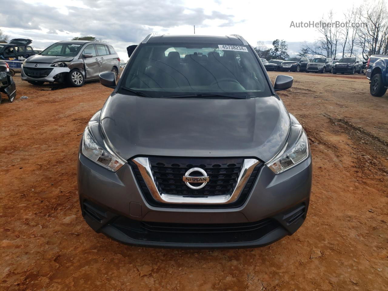 2018 Nissan Kicks S Gray vin: 3N1CP5CUXJL538877