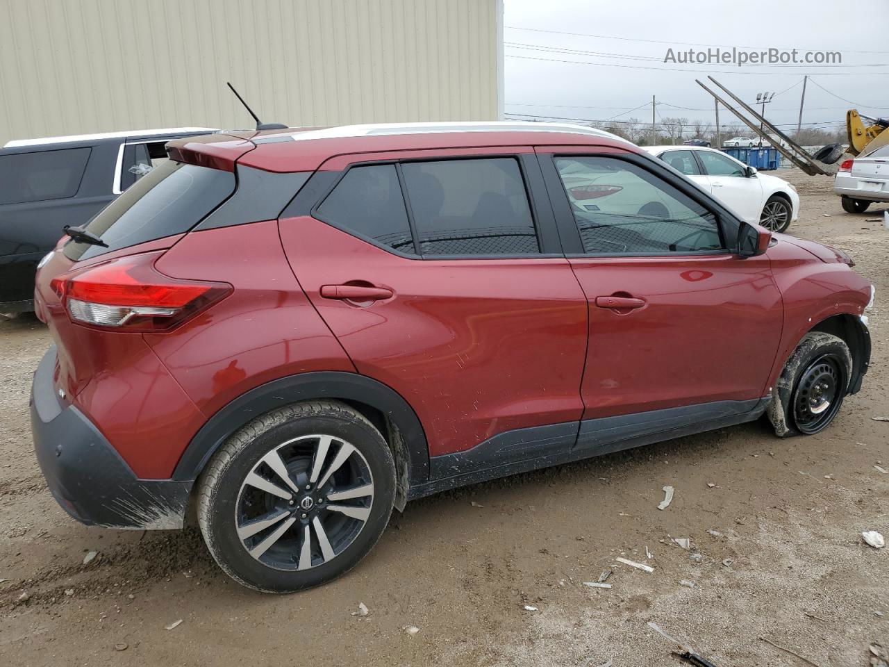 2020 Nissan Kicks Sv Бордовый vin: 3N1CP5CV0LL511912