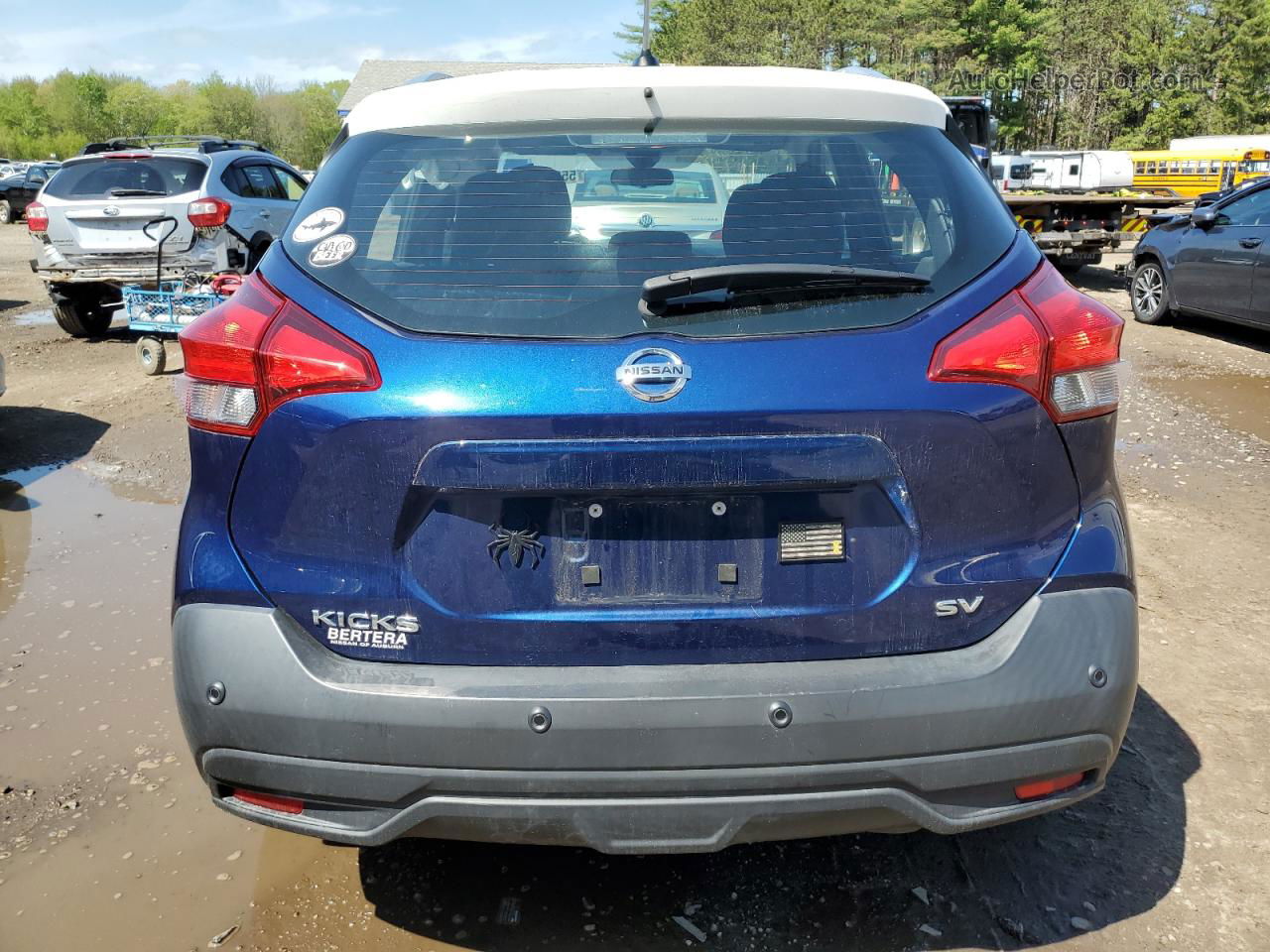 2020 Nissan Kicks Sv Blue vin: 3N1CP5CV0LL534347