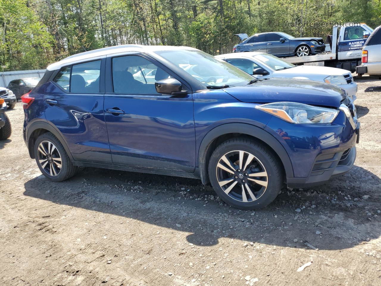 2020 Nissan Kicks Sv Blue vin: 3N1CP5CV0LL534347