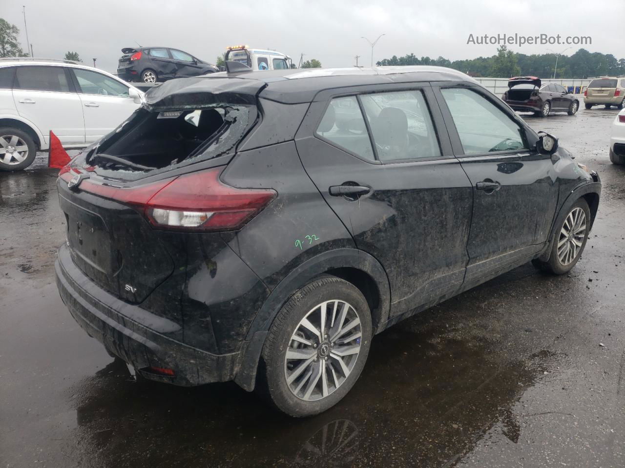 2022 Nissan Kicks Sv Черный vin: 3N1CP5CV0NL478249