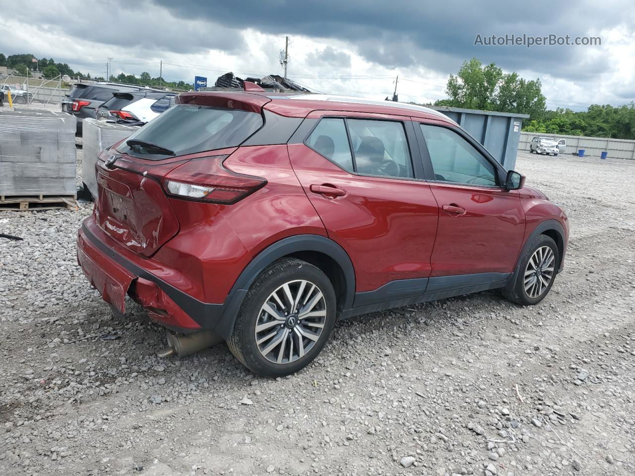 2022 Nissan Kicks Sv Red vin: 3N1CP5CV0NL480602