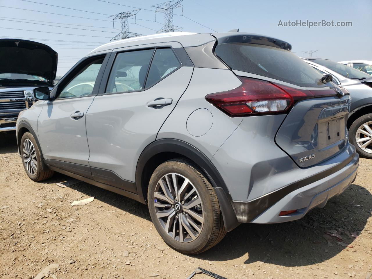 2022 Nissan Kicks Sv Silver vin: 3N1CP5CV0NL485900