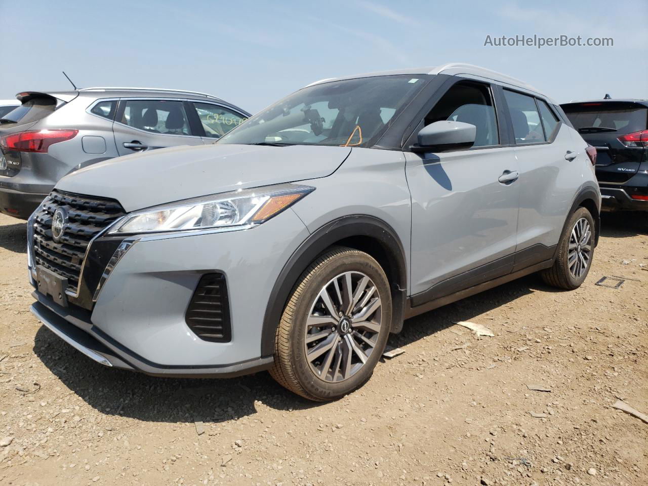 2022 Nissan Kicks Sv Silver vin: 3N1CP5CV0NL485900