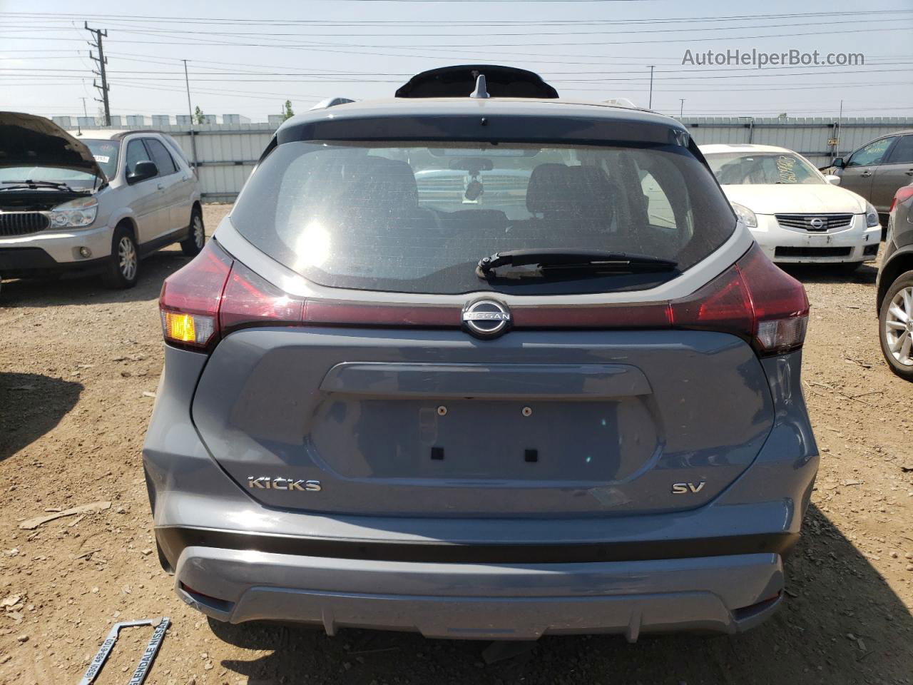 2022 Nissan Kicks Sv Silver vin: 3N1CP5CV0NL485900