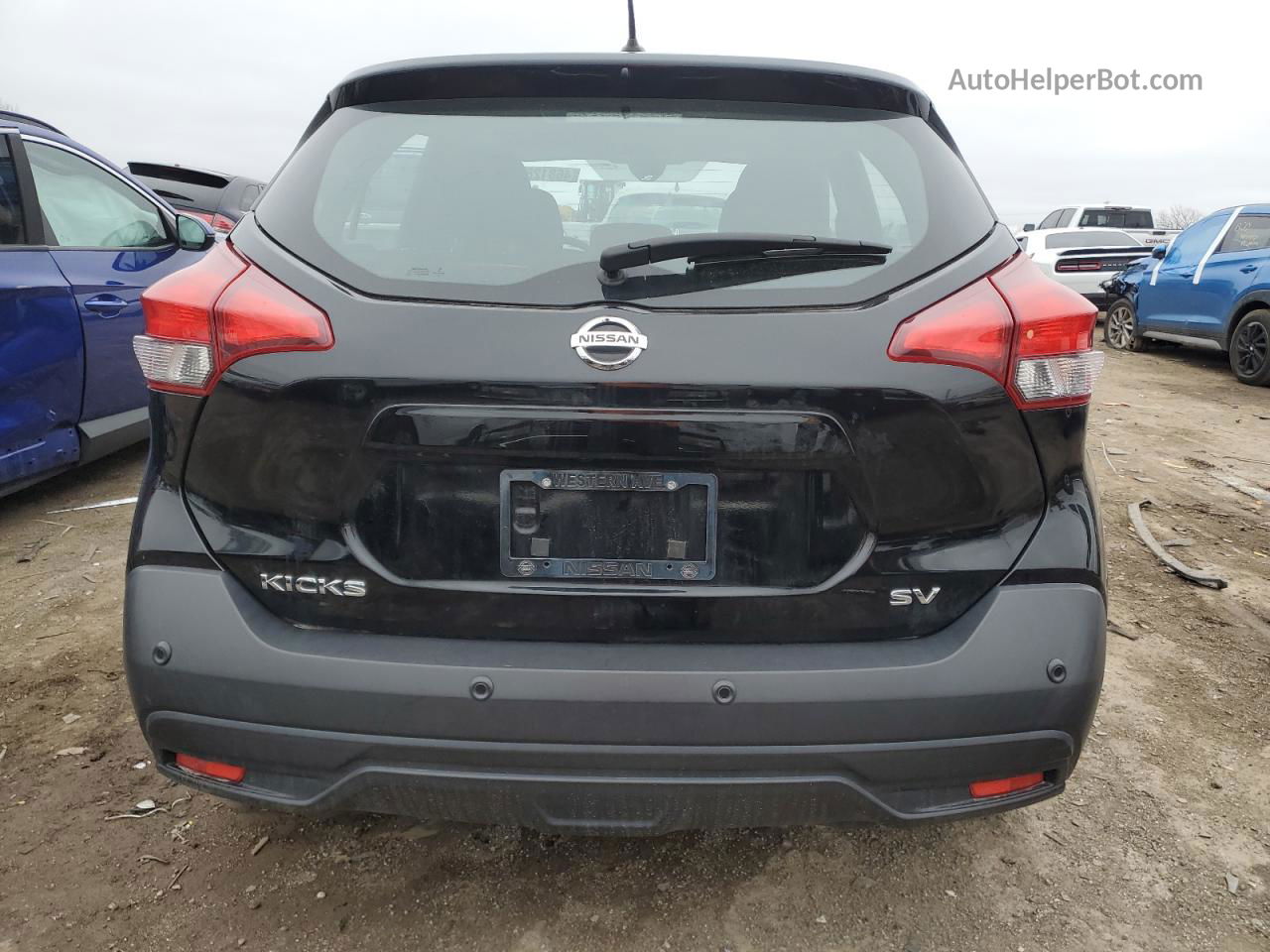 2020 Nissan Kicks Sv Черный vin: 3N1CP5CV1LL479956