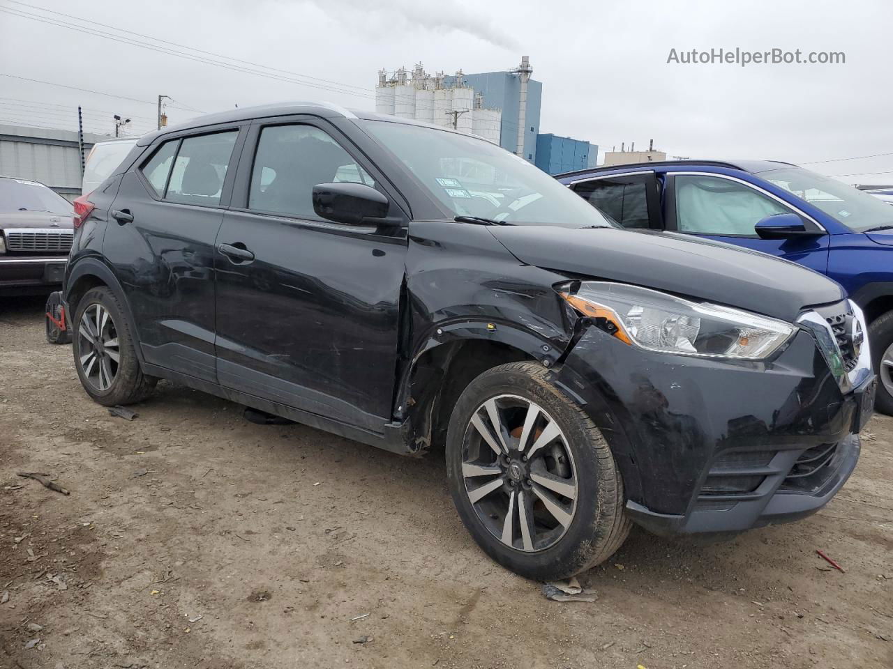 2020 Nissan Kicks Sv Черный vin: 3N1CP5CV1LL479956