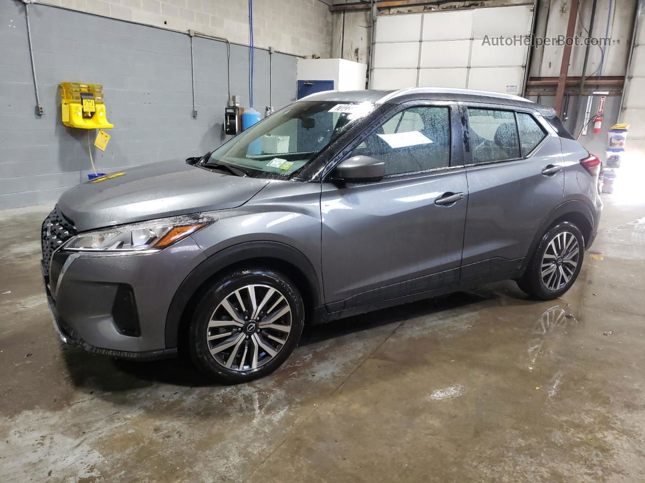 2022 Nissan Kicks Sv Gray vin: 3N1CP5CV1NL524445