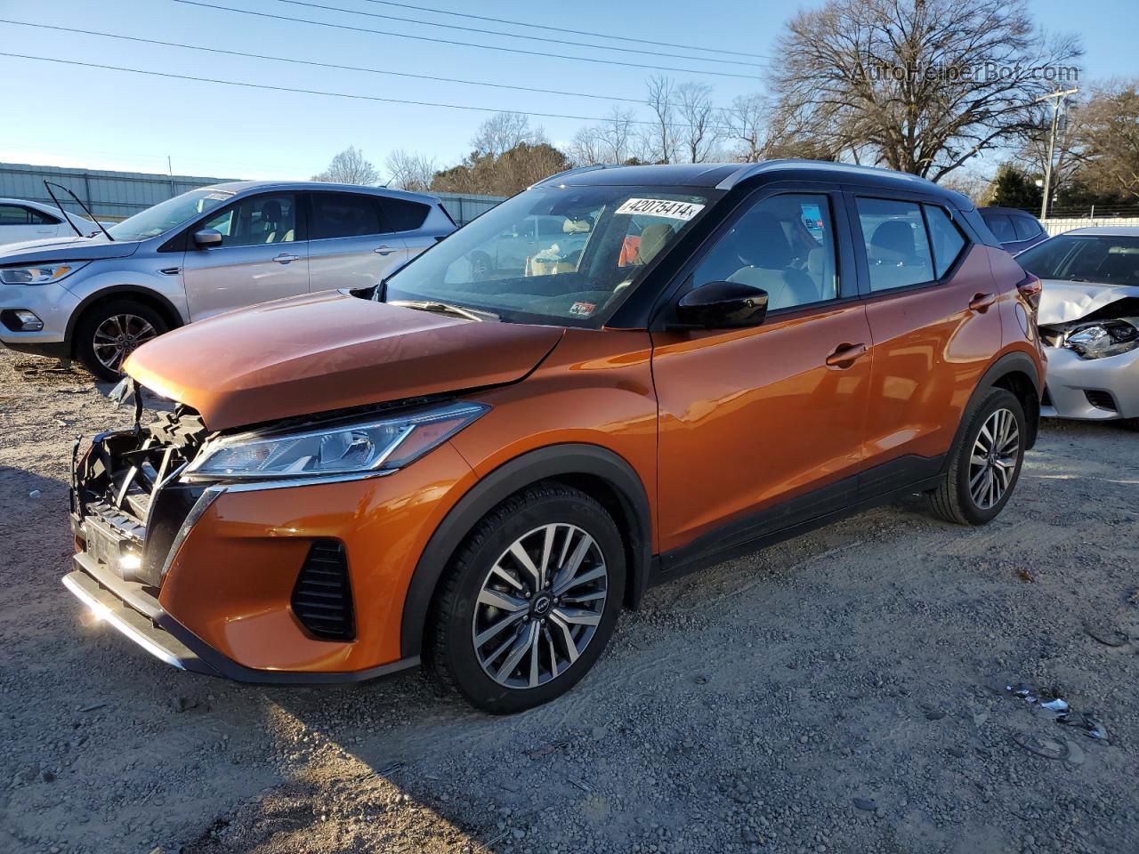 2022 Nissan Kicks Sv Orange vin: 3N1CP5CV2NL477927