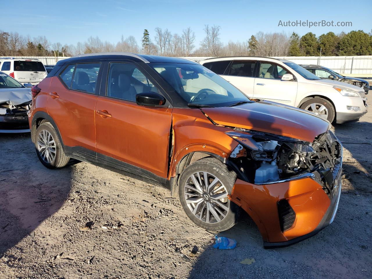 2022 Nissan Kicks Sv Orange vin: 3N1CP5CV2NL477927