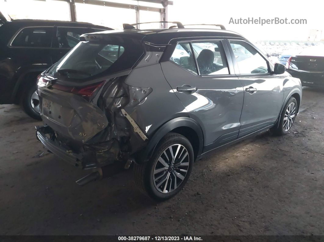 2022 Nissan Kicks Sv Gray vin: 3N1CP5CV2NL480634