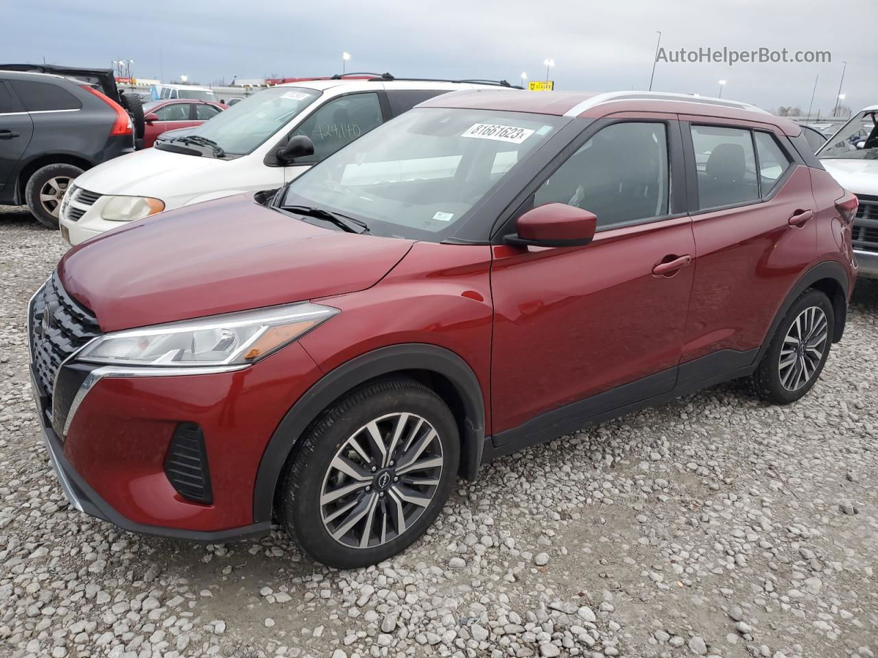 2022 Nissan Kicks Sv Red vin: 3N1CP5CV2NL492184