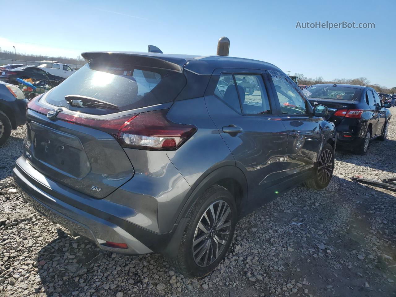 2022 Nissan Kicks Sv Gray vin: 3N1CP5CV2NL512577