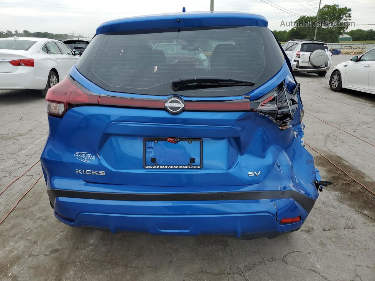 2022 Nissan Kicks Sv Blue vin: 3N1CP5CV2NL529153