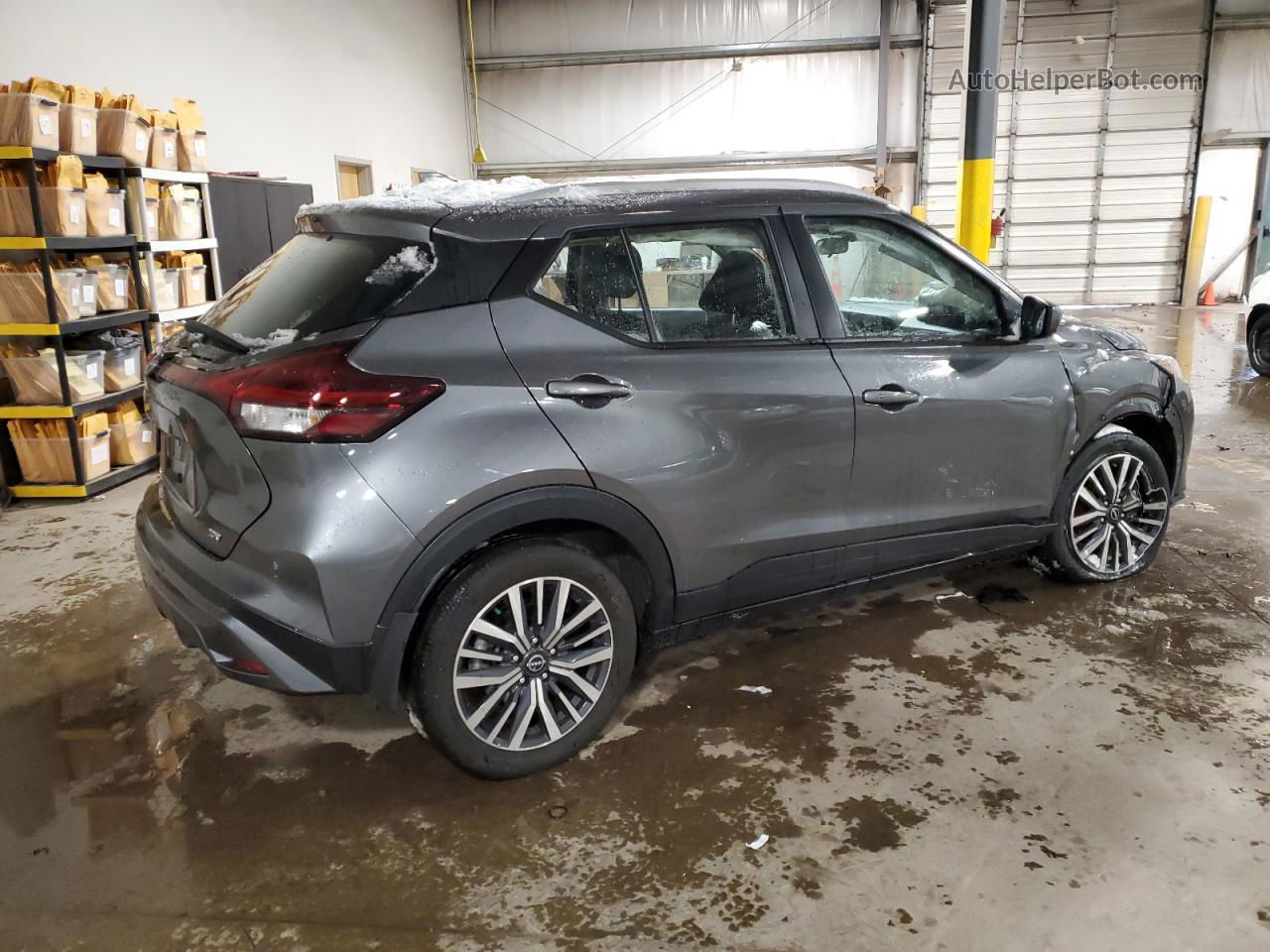 2022 Nissan Kicks Sv Серый vin: 3N1CP5CV2NL532117