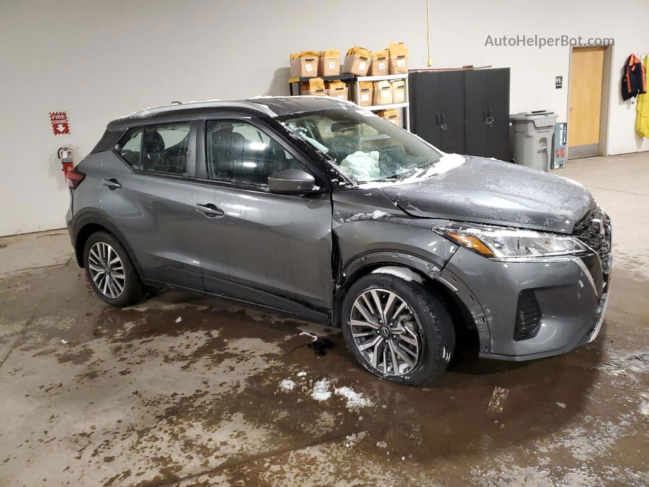 2022 Nissan Kicks Sv Gray vin: 3N1CP5CV2NL532117