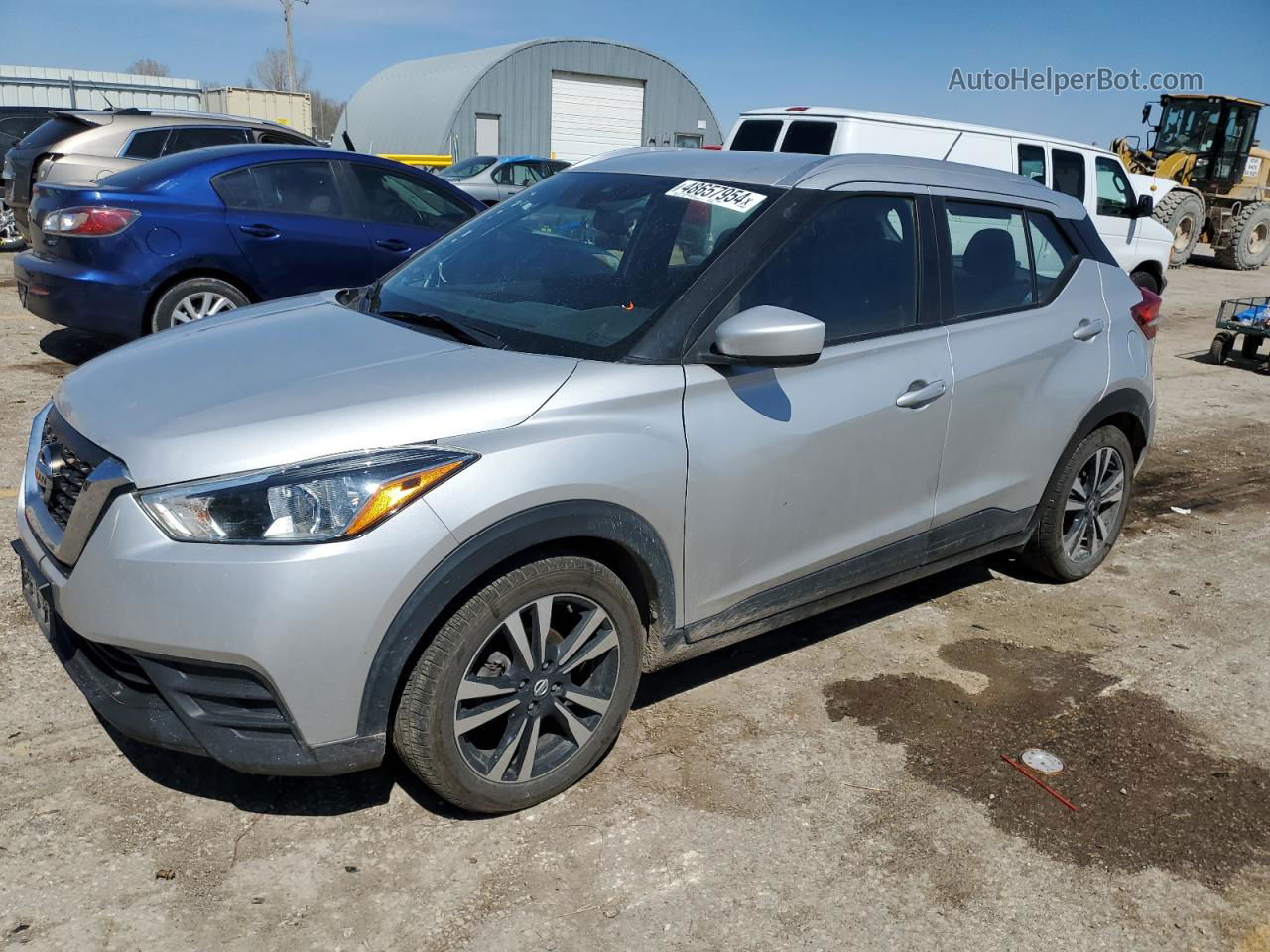 2020 Nissan Kicks Sv Silver vin: 3N1CP5CV3LL496693