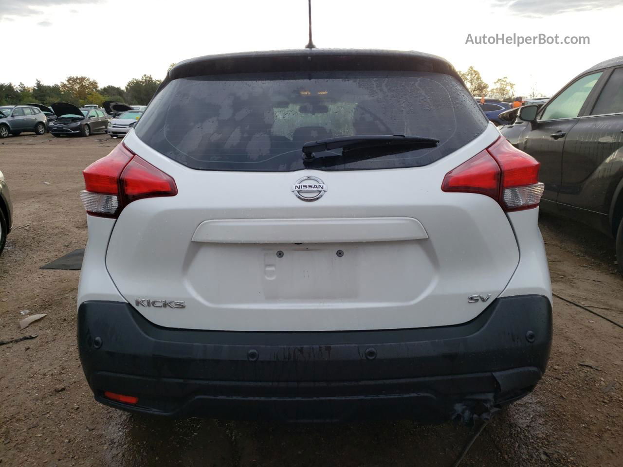 2020 Nissan Kicks Sv Белый vin: 3N1CP5CV3LL504176