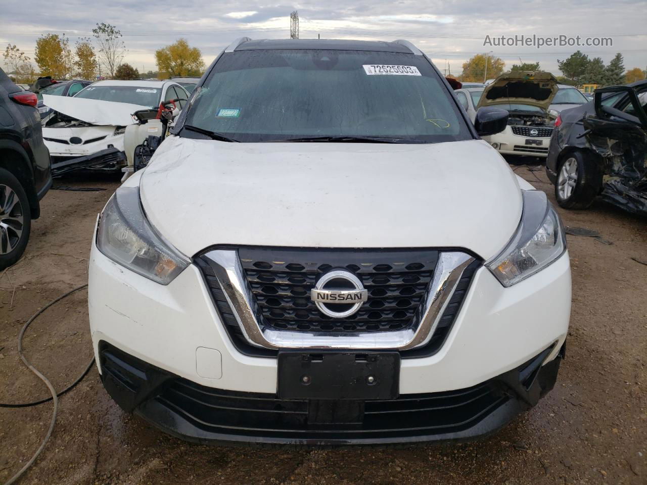 2020 Nissan Kicks Sv White vin: 3N1CP5CV3LL504176