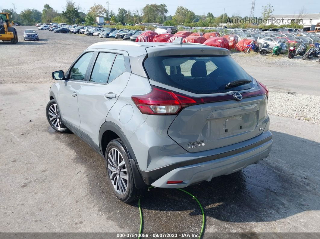 2022 Nissan Kicks Sv Gray vin: 3N1CP5CV3NL482733