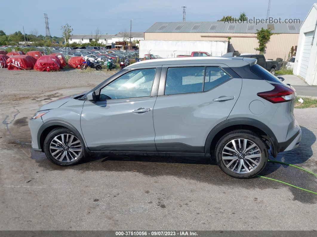 2022 Nissan Kicks Sv Gray vin: 3N1CP5CV3NL482733