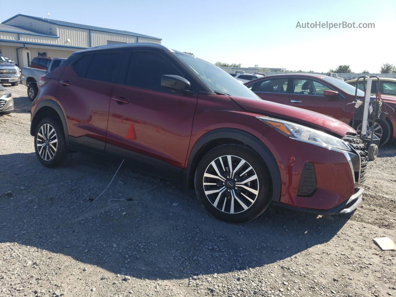 2022 Nissan Kicks Sv Red vin: 3N1CP5CV3NL508232