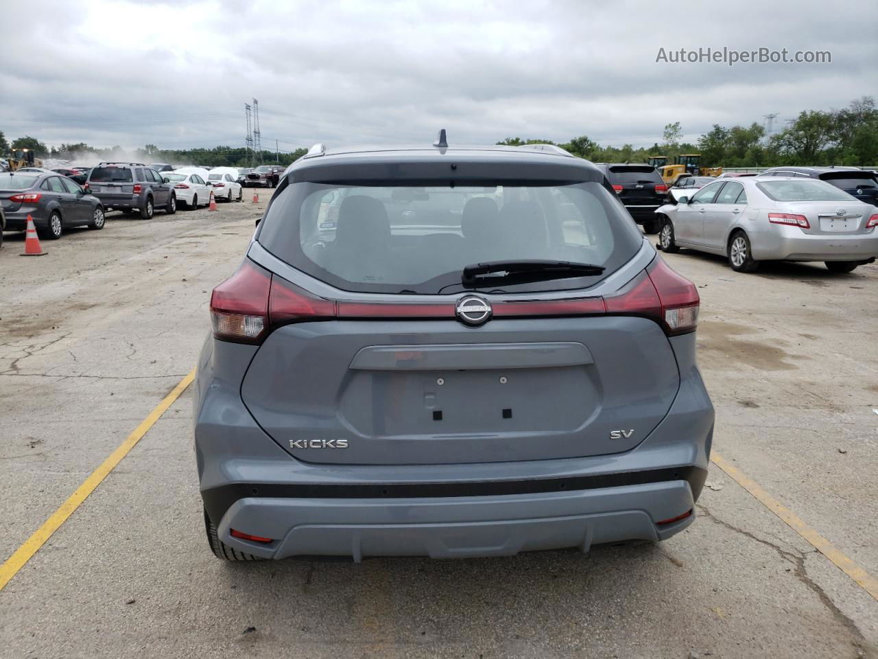 2022 Nissan Kicks Sv Gray vin: 3N1CP5CV3NL509915