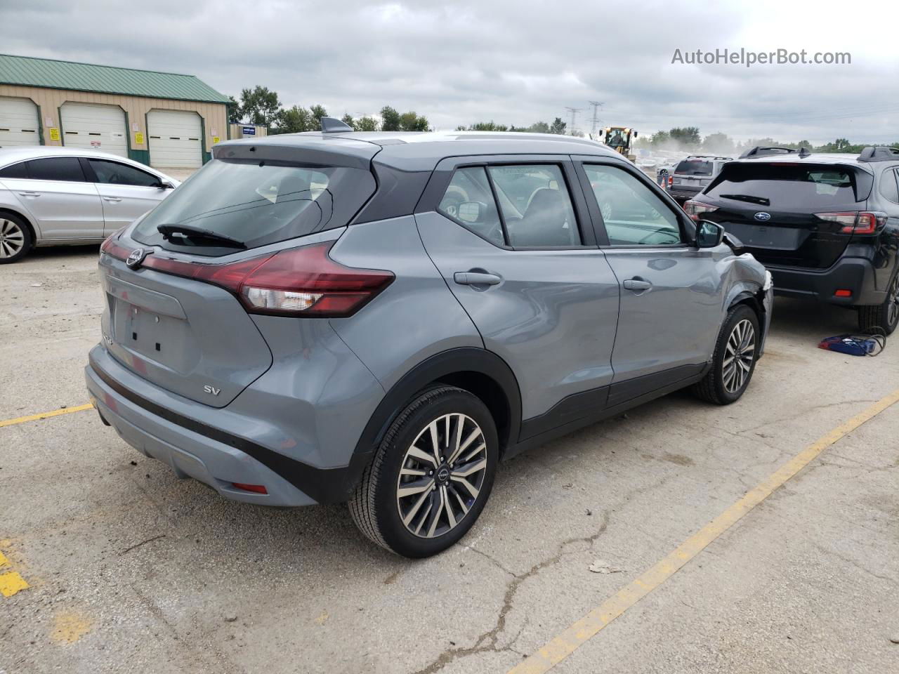 2022 Nissan Kicks Sv Gray vin: 3N1CP5CV3NL509915